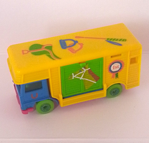 Matchbox horse box transporter - horse-box,