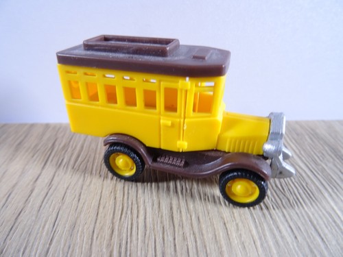 Vintage miniatur nostalgie bus - vintage,