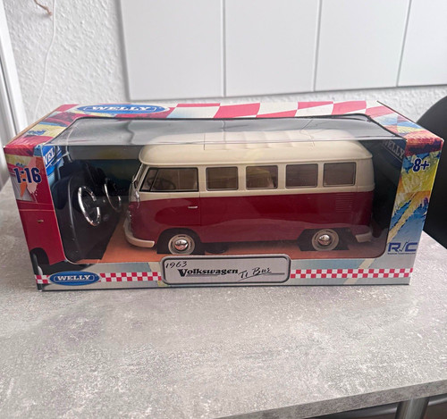 Welly volkswagen bus - welly, 1963