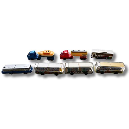 Mini busse lkw - lkw, kunststoff