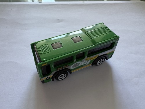 Mattel city bus grün - city,