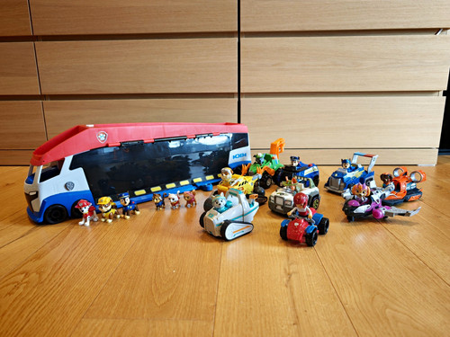 Paw patrol bus transporter - patrol, bus/