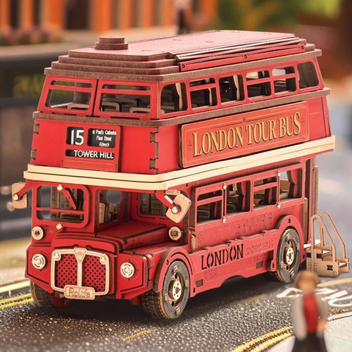 Robotime london tour bus - london, auto